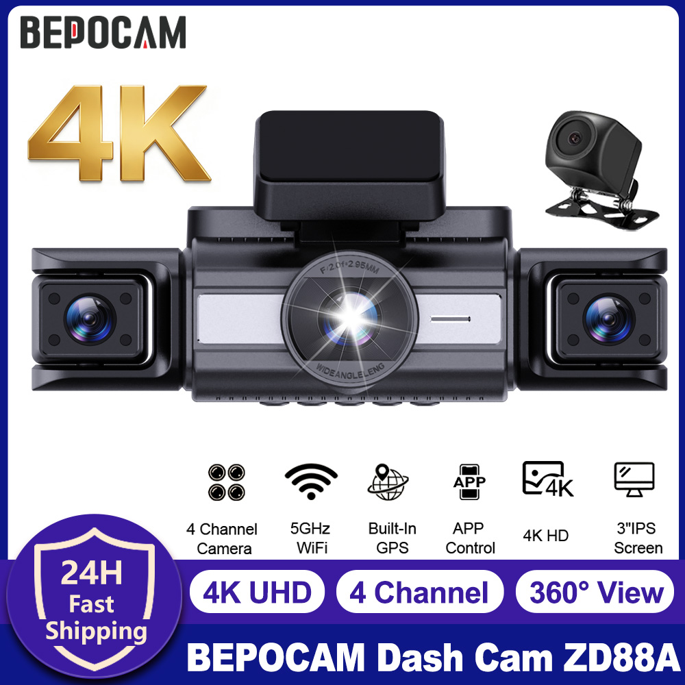 Power Tools Germany - BEPOCAM 4 Channel Dash Cam 4K