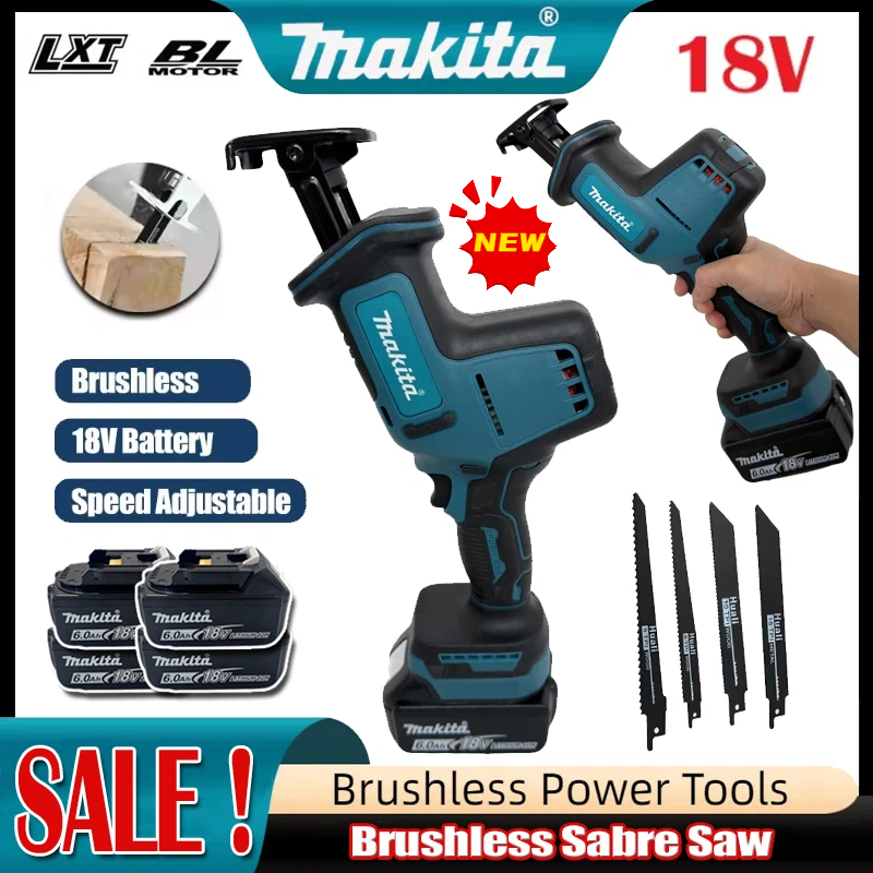 Power Tools Universal Battery - 2026 Makita Cordless Brushless Reciprocating Saw