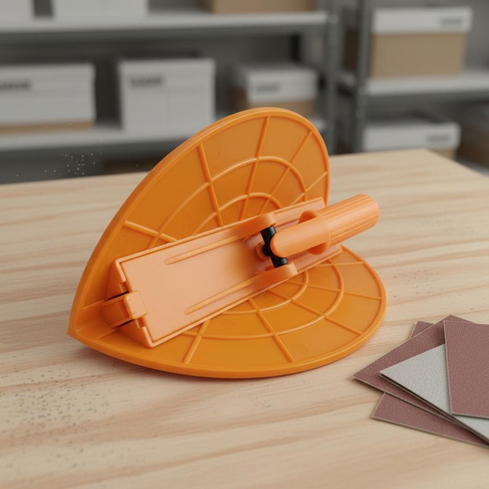Detail Sander Corner - Semi-Circle Angle Sanding Sandpaper Tool Foldable