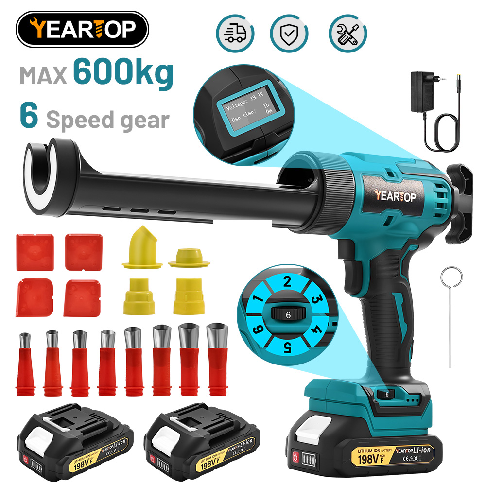 Power Tools Universal Battery - 6 Speeds Cordless Electric Glue Gun