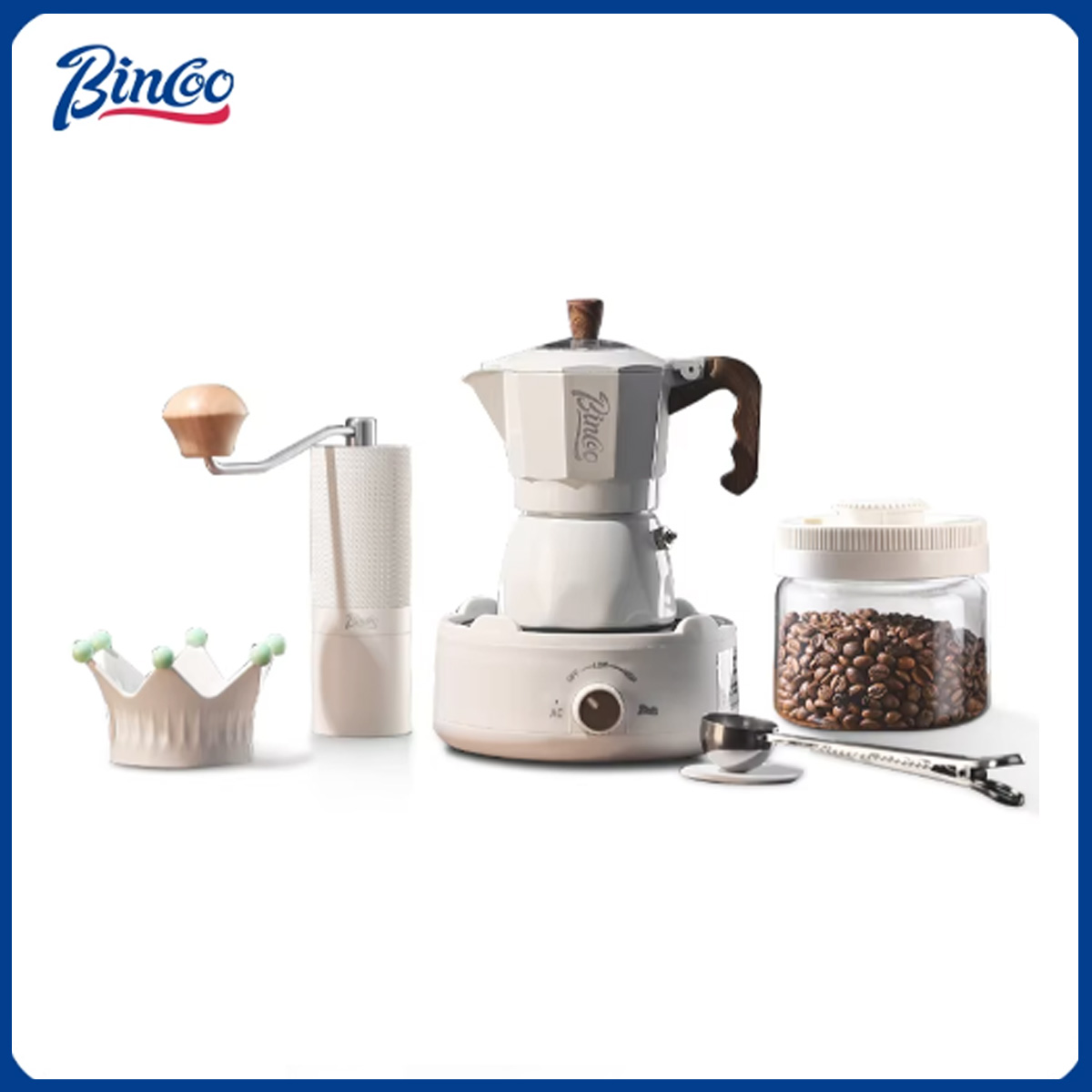 Power Tools Equipment - Bincoo Dual Valve Moka Pot Espresso
