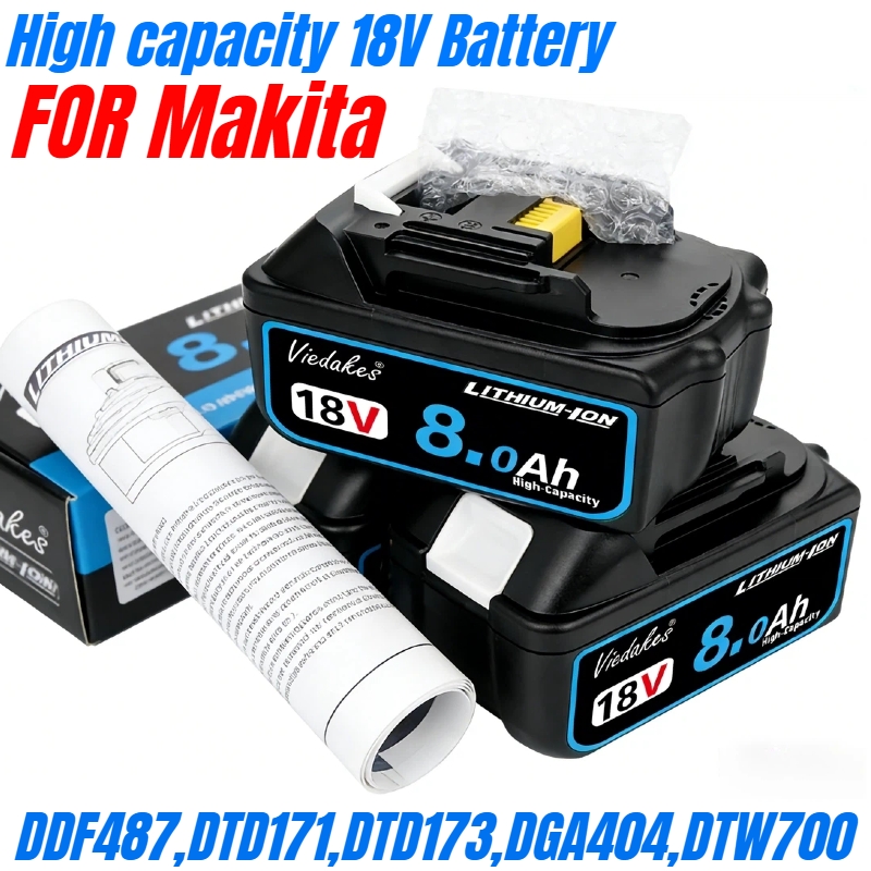 Power Z Tools - durable 18V 8Ah Rechargeable Battery, for