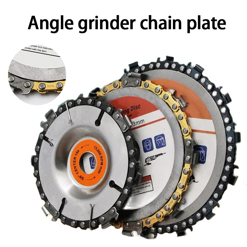Angle Grinder 4.5 - 4/4.5/5 Inches Wood Carving Disc Chain