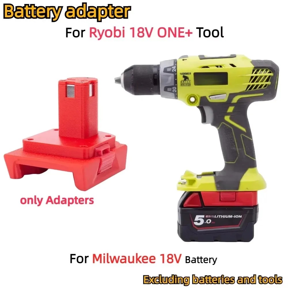 Power Tools Ryobi - Battery Adapter Converter for Milwaukee 18V