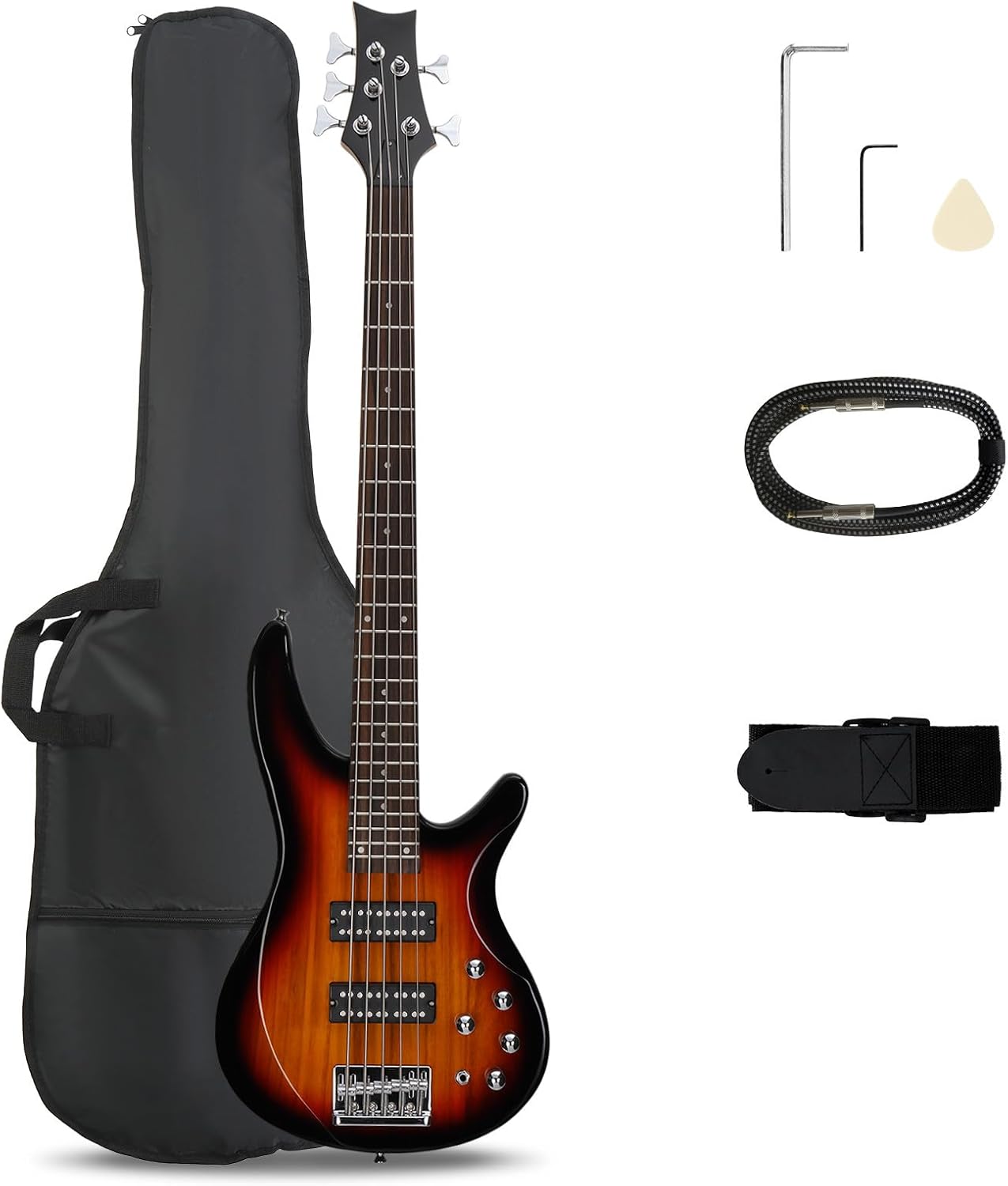 Power Tools Kits - 5-String Electric Bass Guitar, Full Size