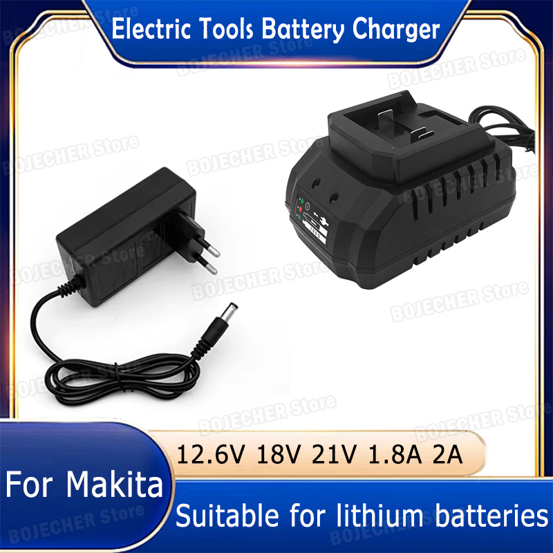 DC 18V 21V 1.8A 2A Power Suppl - огляд і ціна Power Tools Battery Adapter