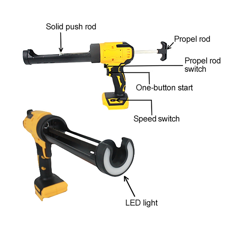 Electric Caulking Gun for Maki - огляд і ціна Power Tools Universal Battery