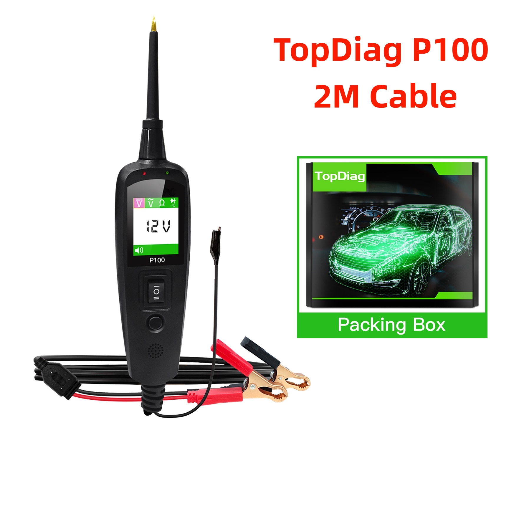 TopDiag P100 2M Car Electrical - огляд і ціна Power Tools Automotive