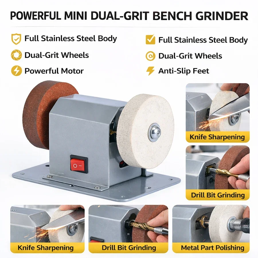 Mini Electric Bench Grinder Sh - огляд і ціна Power Tools Equipment
