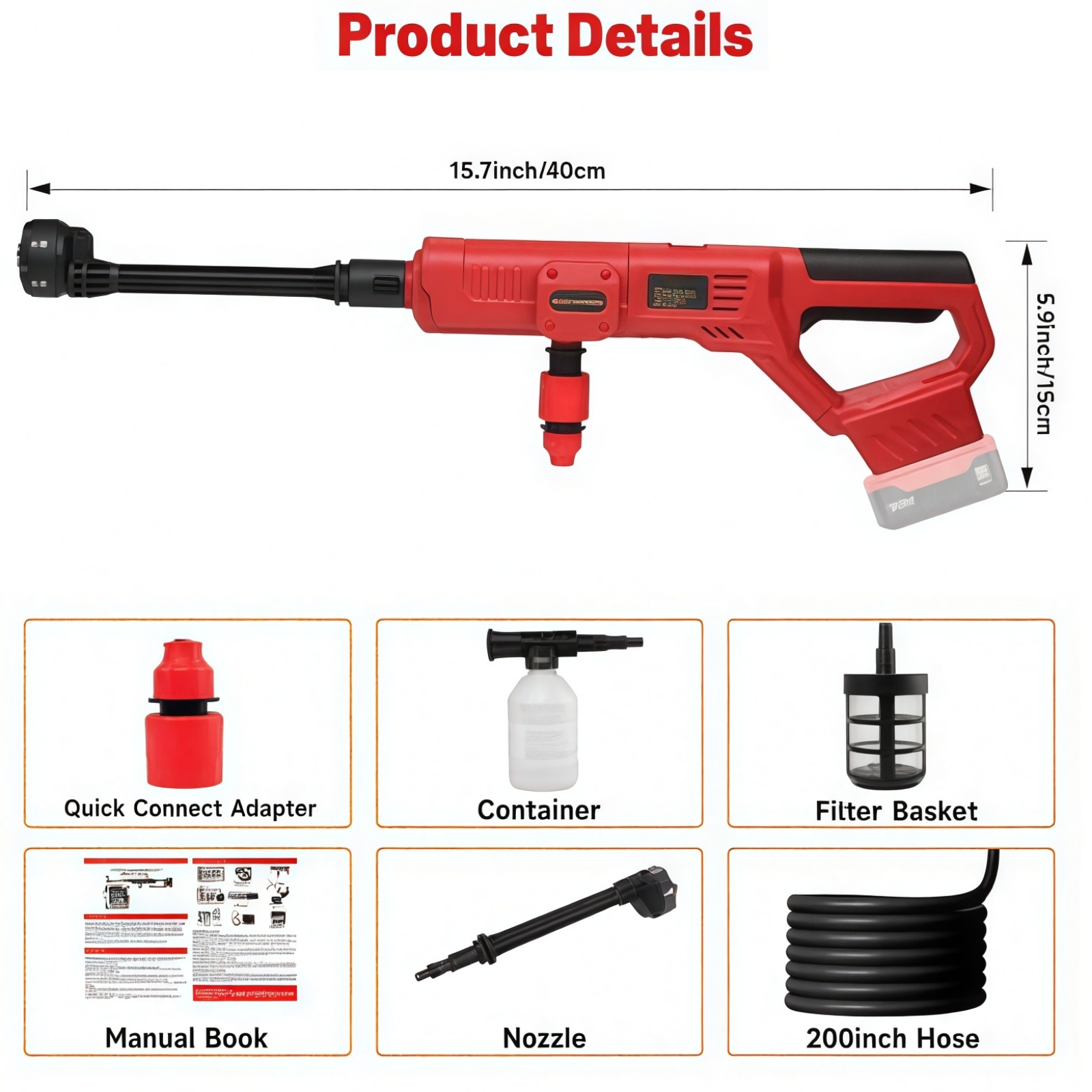 Cordless Pressure Washer for M - огляд і ціна Power Tools Milwaukee