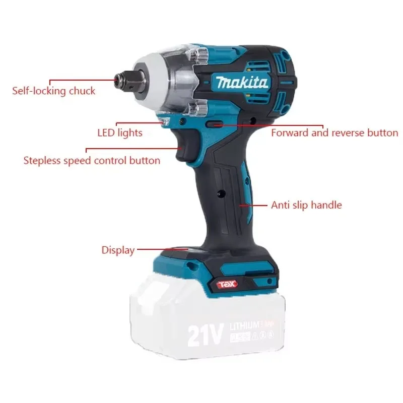 Makita TW004G 630N.m Brushless - огляд і ціна Power Tools Universal Battery