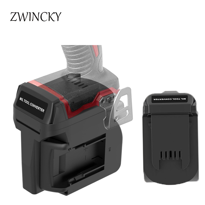 ZWINCKY Battery Adapter for De - огляд і ціна Power Tools Milwaukee