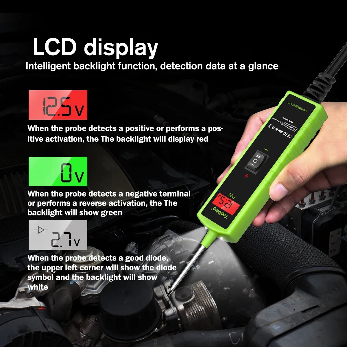 Jdiag P60 Automotive Power Cir - огляд і ціна Power Tools Automotive