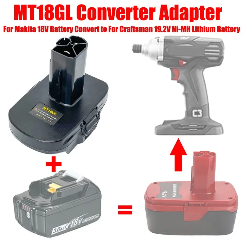 BPS18GL DM18GL MT18GL MAN18GL  - огляд і ціна Power Tools Battery Adapter