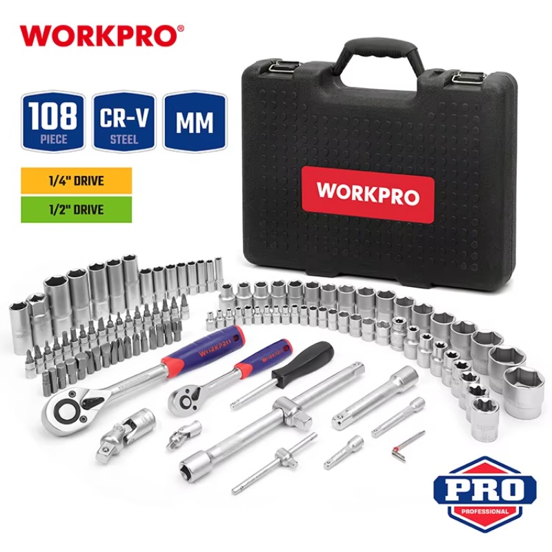108pcs Professional Mechanics  - огляд і ціна Power Tools Kits