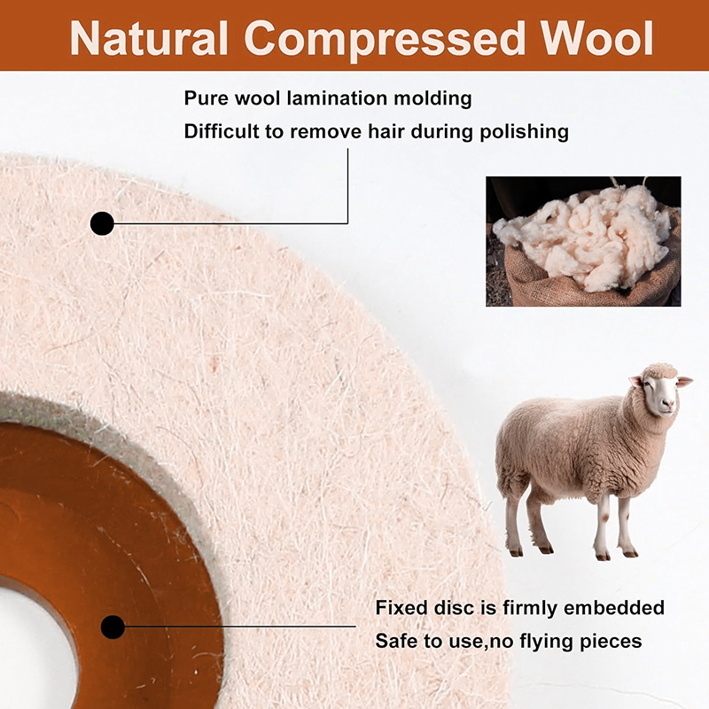 1 Pcs Polishing Wool Wheel Gri - огляд і ціна Angle Grinder 4.5