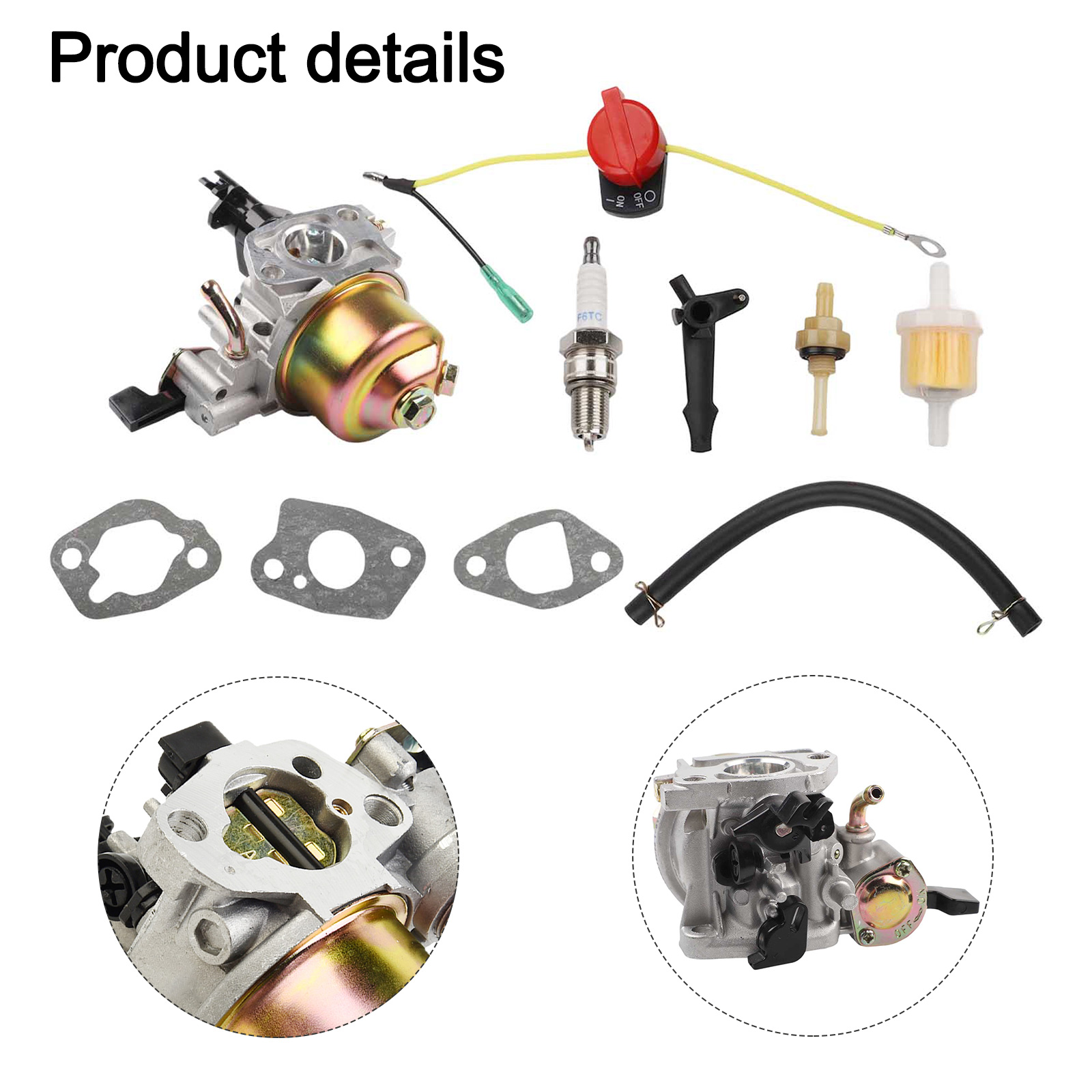 Carburetor With Gaskets & Fuel - огляд і ціна Power Tools Generator