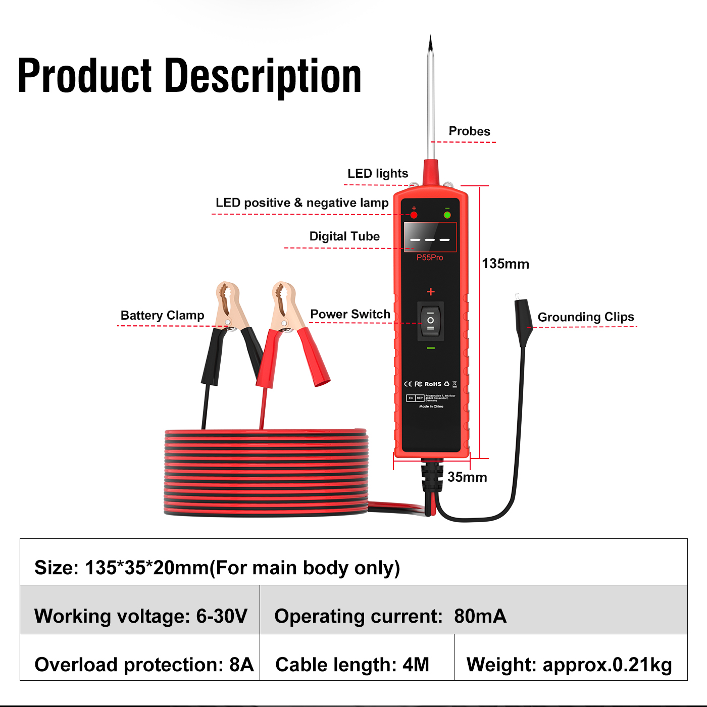 Topdiag P55 Pro Auto Electrica - огляд і ціна Power Tools Automotive
