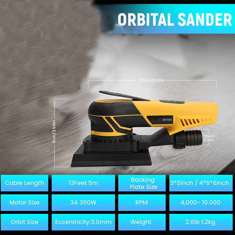 Electric Random Orbital Sander - огляд і ціна Detail Sander Corner