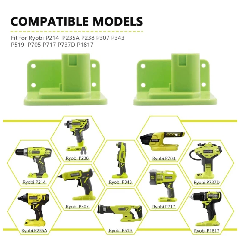 For Ryobi Holder 12V-18V Batte - огляд і ціна Power Tools Ryobi