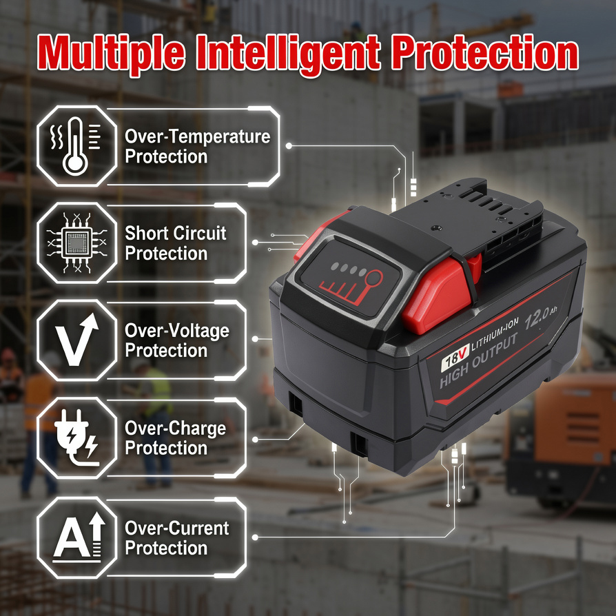 2/4Pack 18V 12.0Ah High Output - огляд і ціна Power Tools Milwaukee