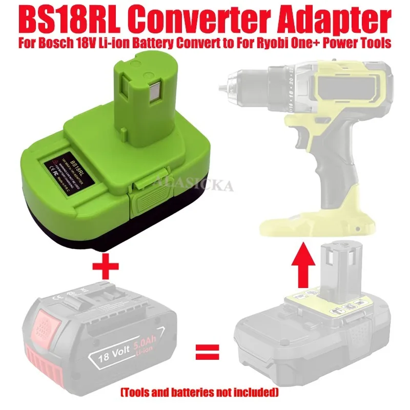 BS18RL Battery Adapter Convert - огляд і ціна Power Tools Ryobi
